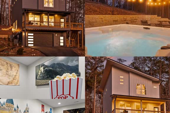 8bdrm10bth Dual Mod Treehouses Chickamauga20mn2 Chatt Vistas - Image 1