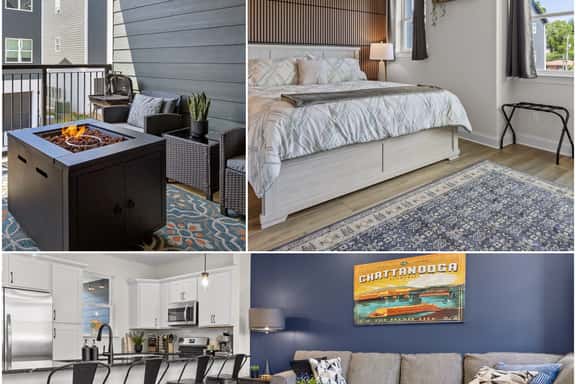 ChattVistas|Dwntwn Townhouse|Deck Fire Pit|2Bdrm - Image 1