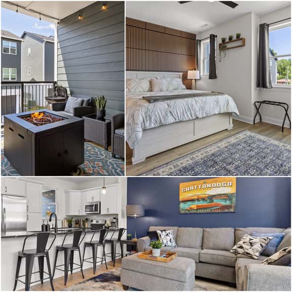 ChattVistas|Dwntwn Townhouse|Deck Fire Pit|2Bdrm - Image 1