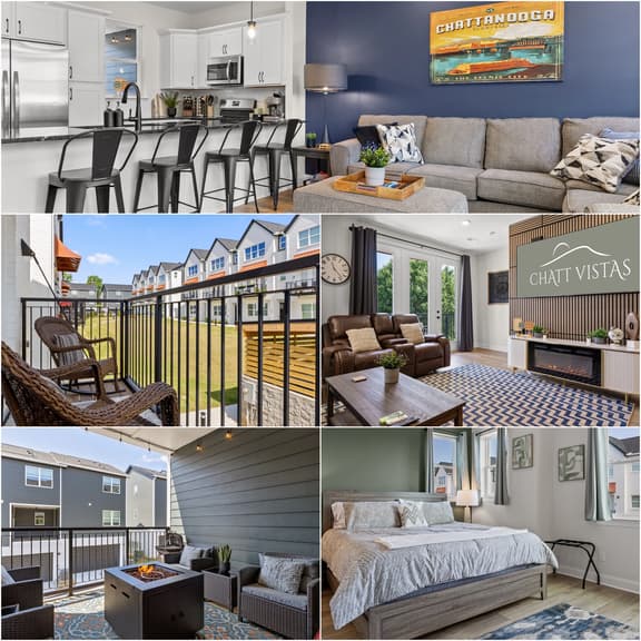 ChattVistas|TWO Family Townhouses|5Bd6Bt|Slps 12+